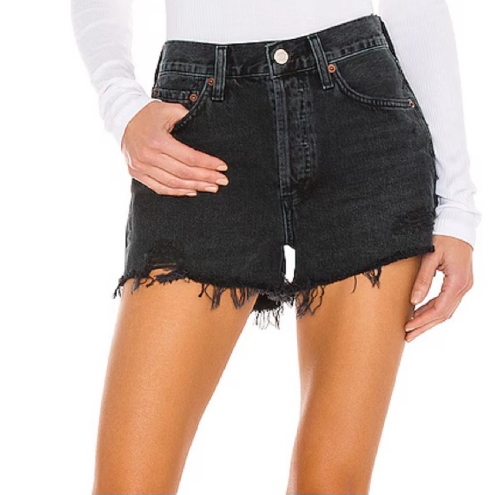 Agolde Parker Vintage Cut Off Denim Shorts